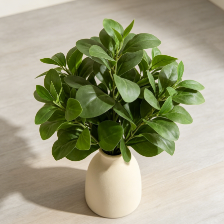 16" Artificial Eucalyptus Potted Plant with Vase